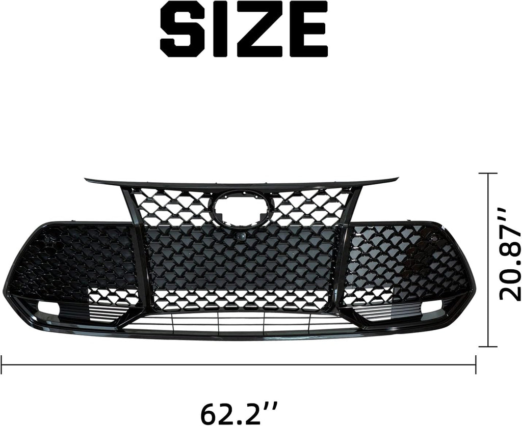 Refit Grille Compatible with 2019 - 2021 Toyota Avalon E766