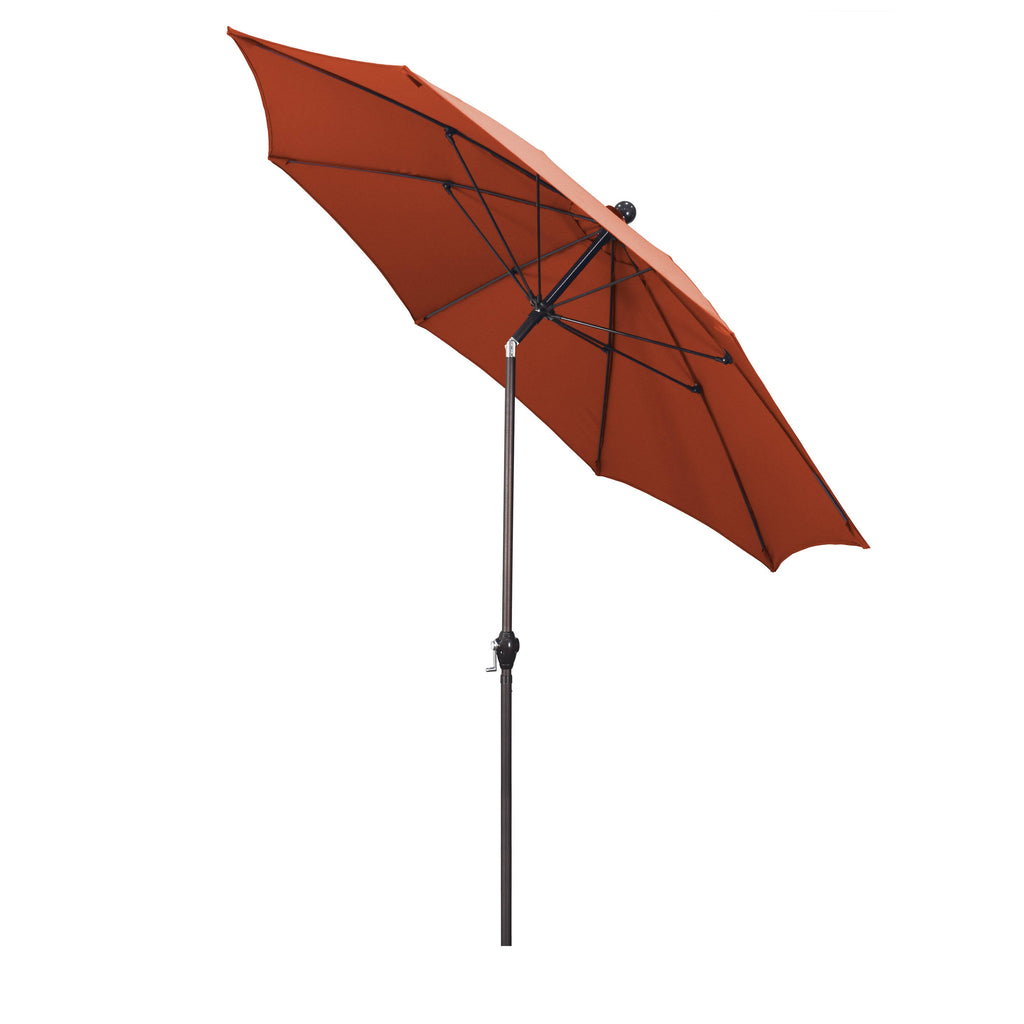 Antique Beige 9-Foot Crank-tilt Ribbed Market Umbrella G30376