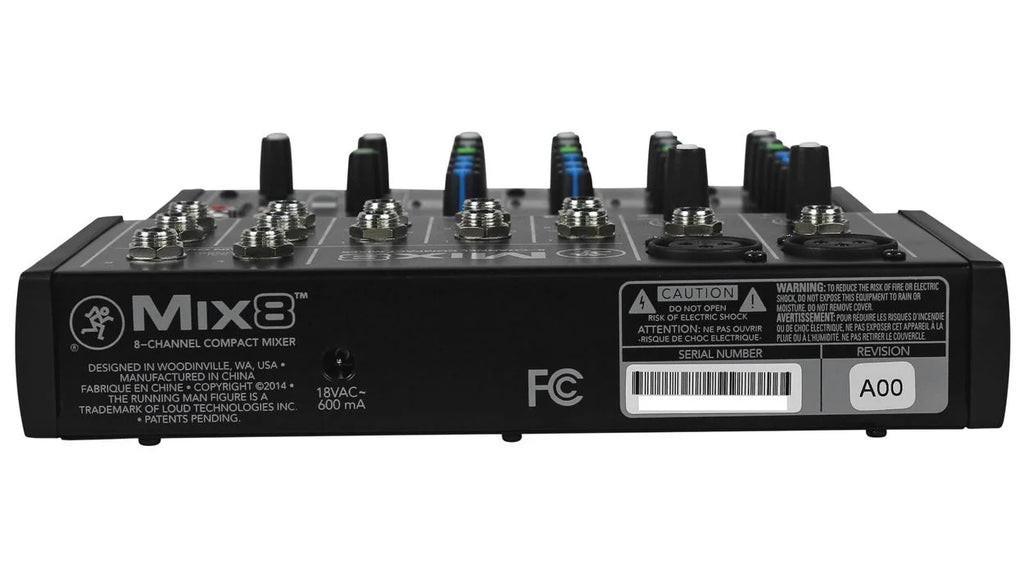 8-Ch Compact Mixer with Metal Chassis L62633