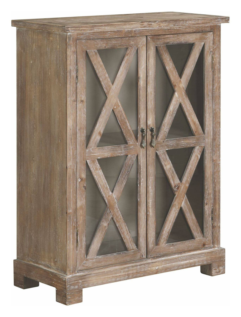 Antique Brown Accent Cabinet E2714