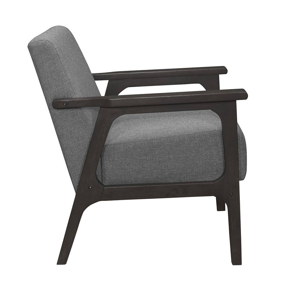 Gray Fabric Accent Chair W23894