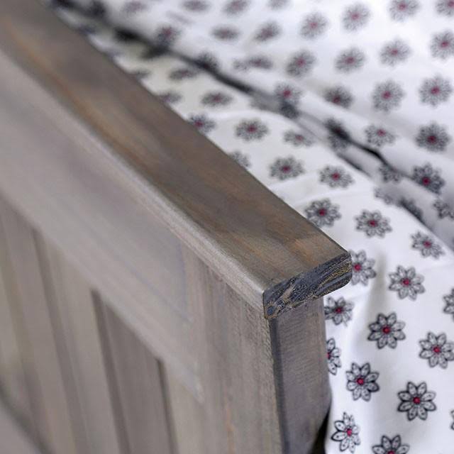 Weathered Gray Twin Bed X597