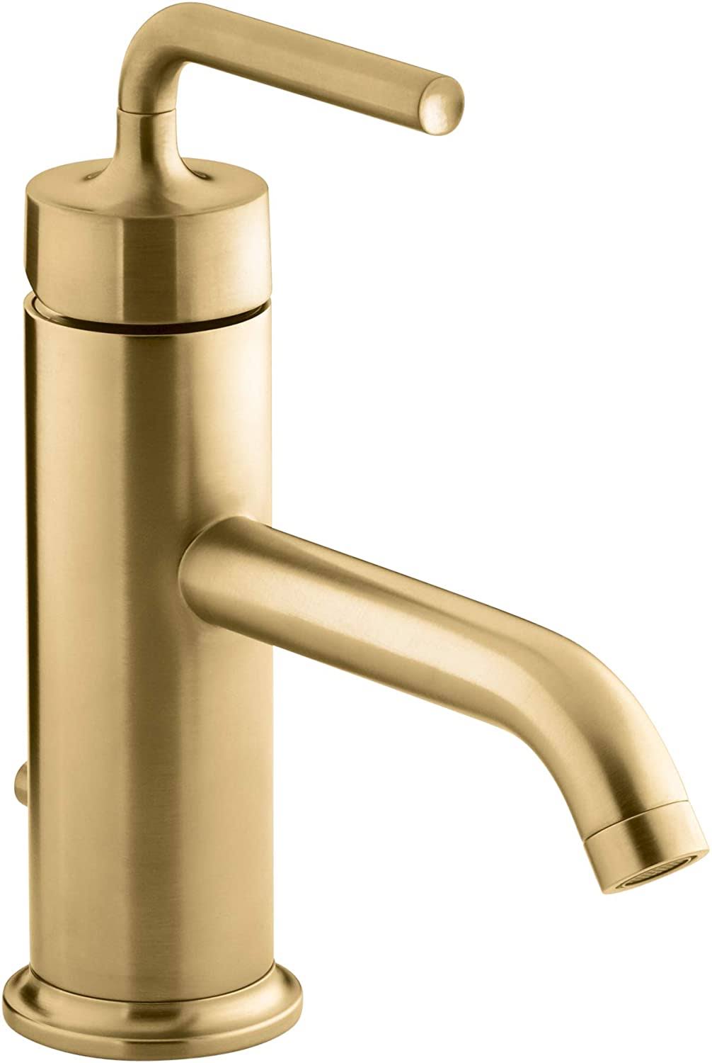 Single-Handle Bathroom Sink Faucet with Straight Lever Handle N702