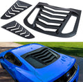Matte Black Window Louvers for Ford Mustang 2015-2020 K2790