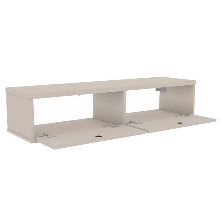 White Floating Entertainment Center L632546