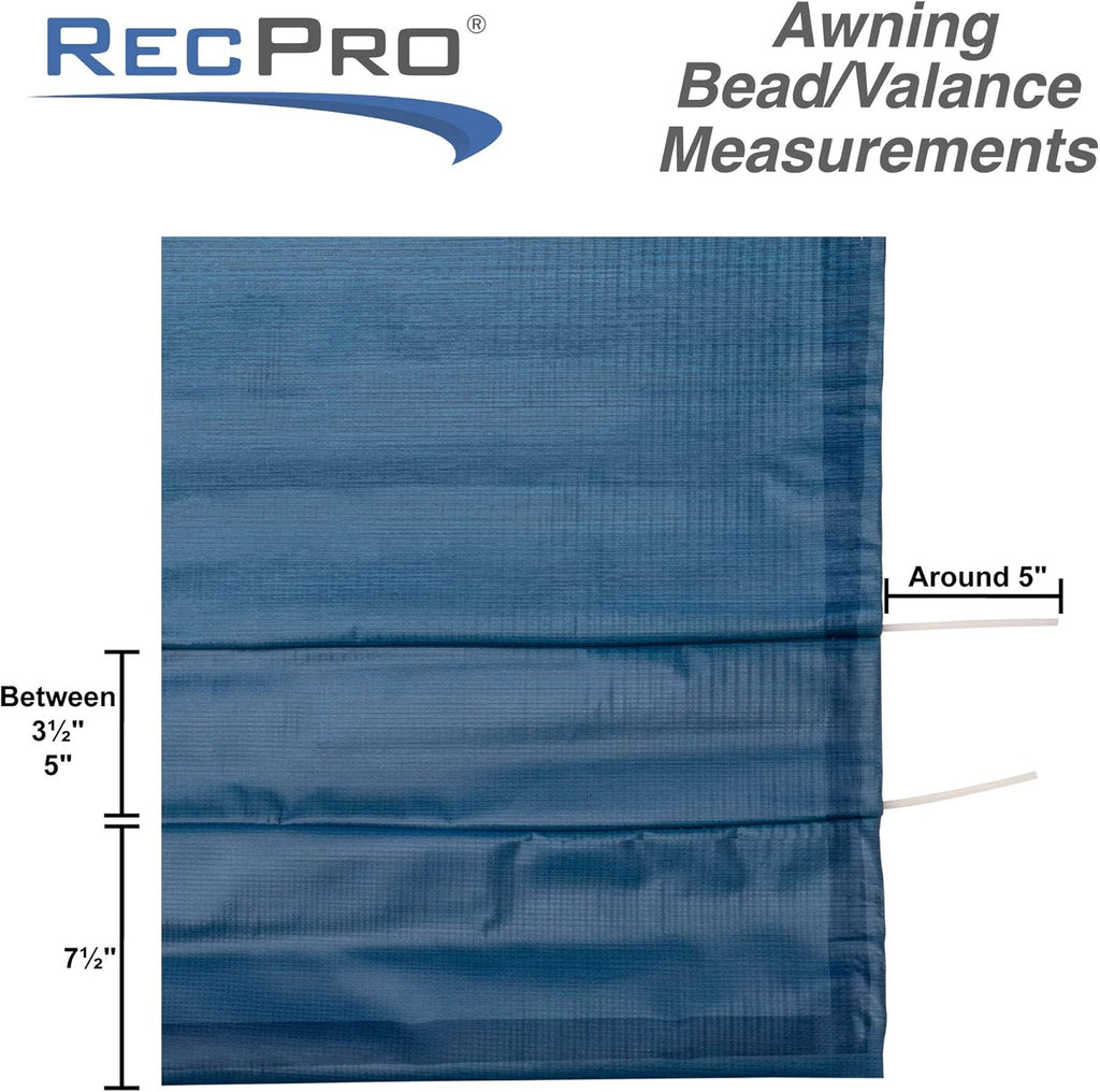 Ocean Blue Fade 8' Length RV Awning Fabric Replacement N2705