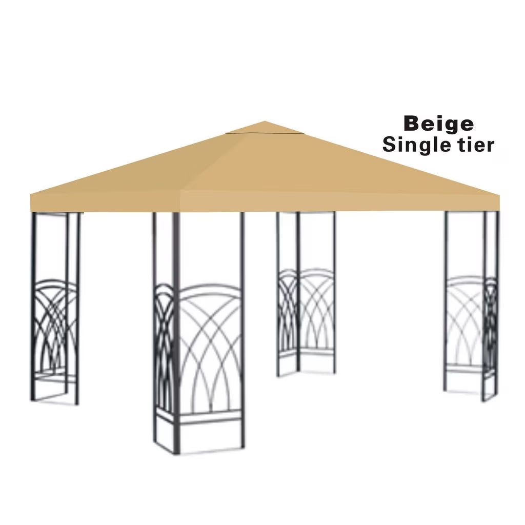 10x10' Replacement Canopy Top Patio Pavilion Gazebo Sunshade Polyester Cover I336