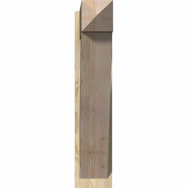 8x22W x 30x22D x 38x22H Traditional Rough Sawn Douglas Fir Outlooker M361