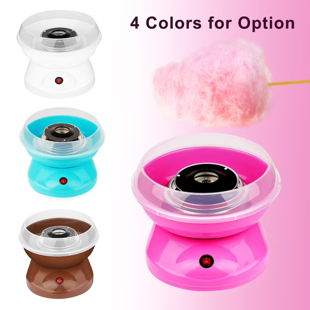 Portable Cotton Candy Machine with Bowl Sugar 10pcs V89356