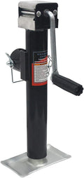Stainless Steel Swivel Trailer Jack, 2000 lbs, 15 Inches, Pack of 2 M9687