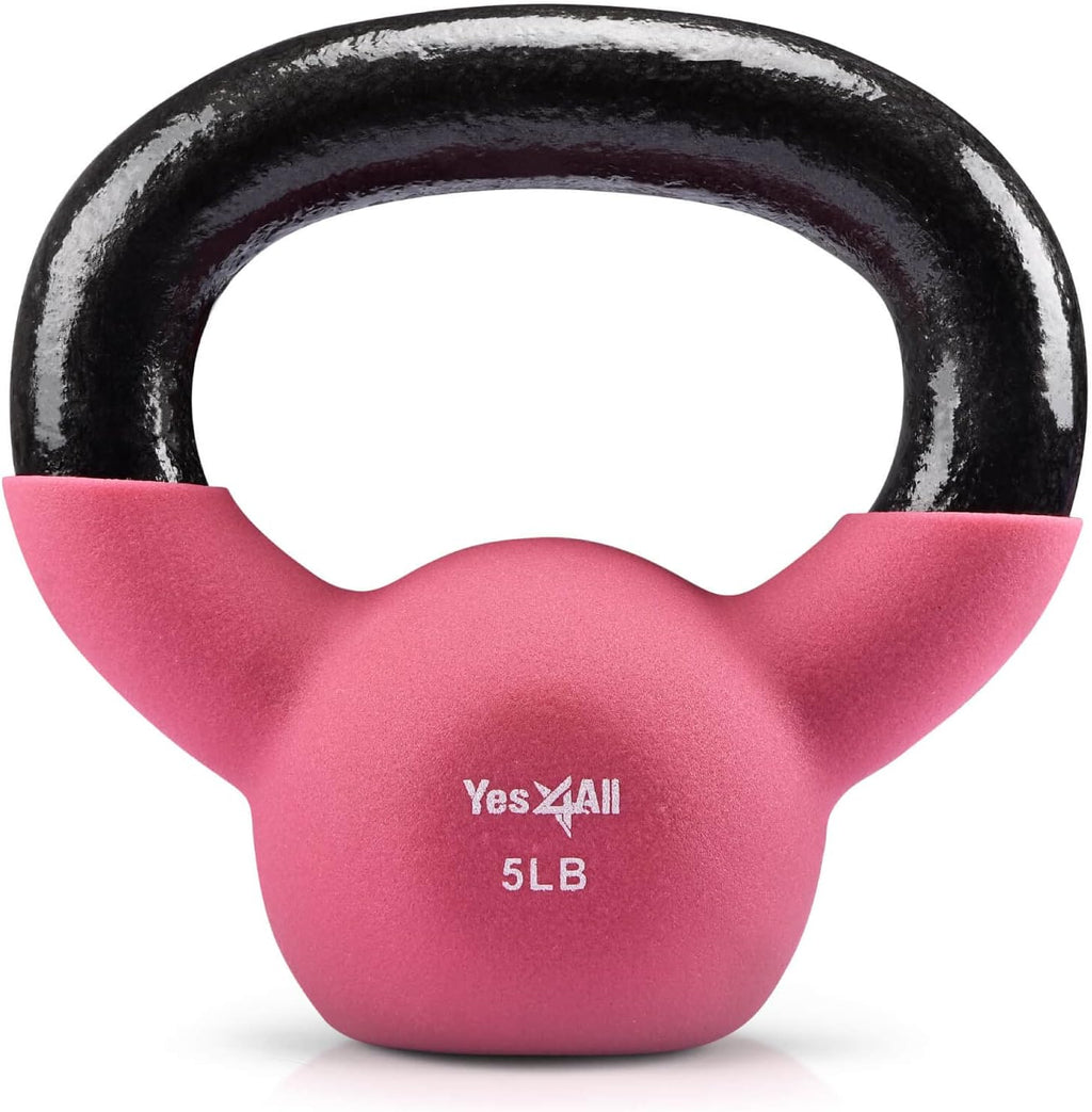 Neoprene Coated Kettlebell Weights, Pack of 2 T283