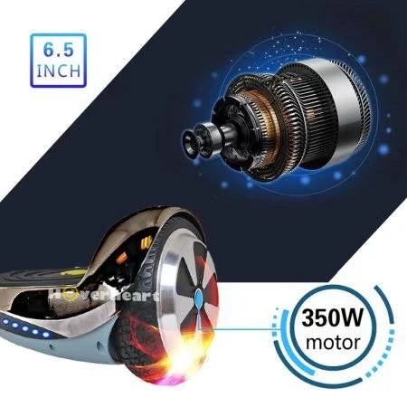 Chrome Black Bluetooth Hoverboard F3861