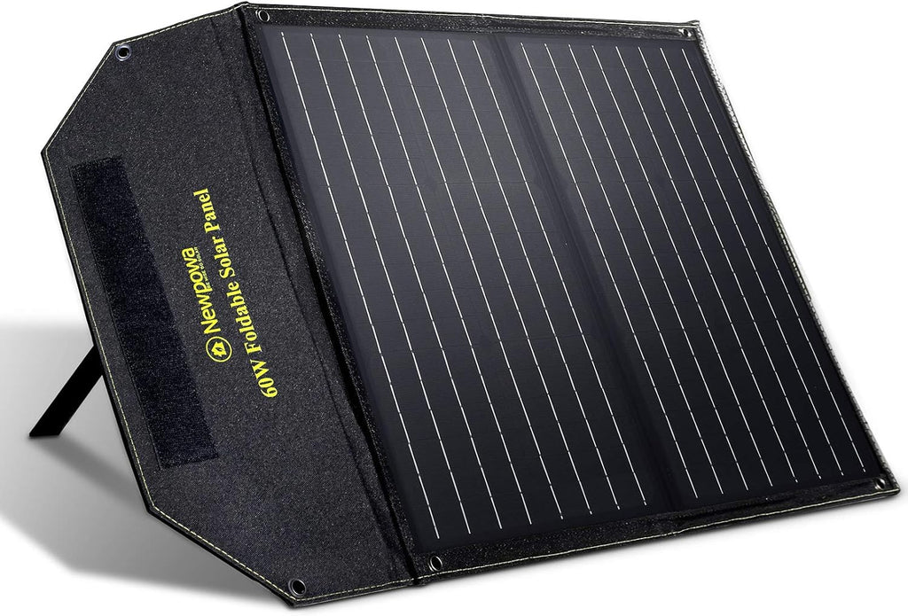 60W Foldable Solar Panel Charger Dual DC Ports Pack of 2 Z415041