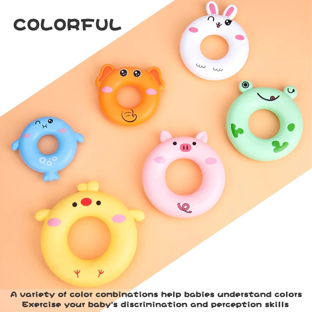 7 Pcs Soft Stacking Rings Toy Y5022