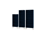 3-Piece Multi Size Bookcases in Midnight Blue N9534