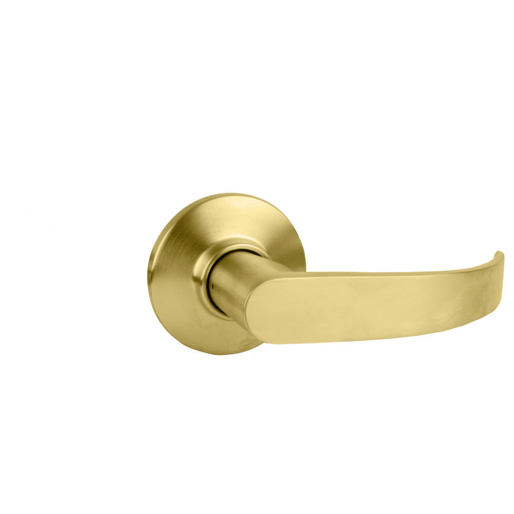 Satin Brass Single Dummy Door Lever C7627