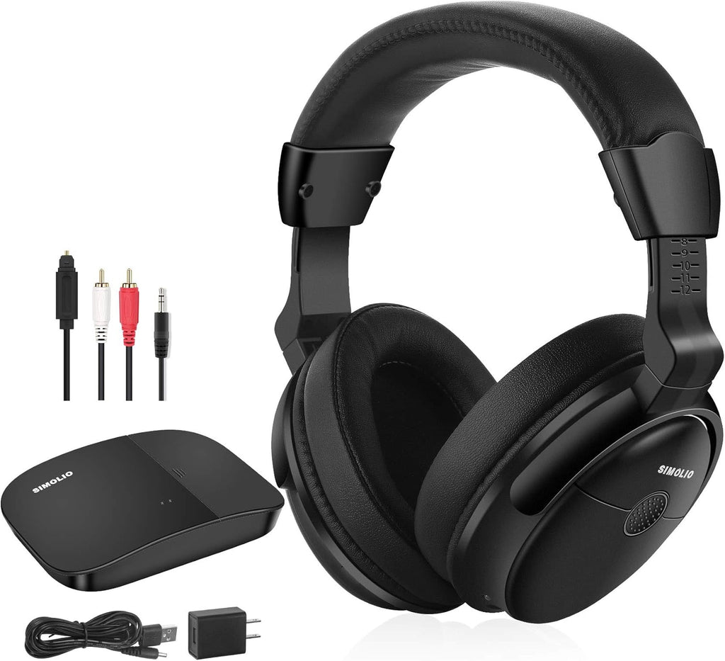Wireless TV Headphones with Extra Battery W56204