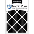 16x25x1 Carbon Pleated AC Furnace Air Filters 12 Pack R58107