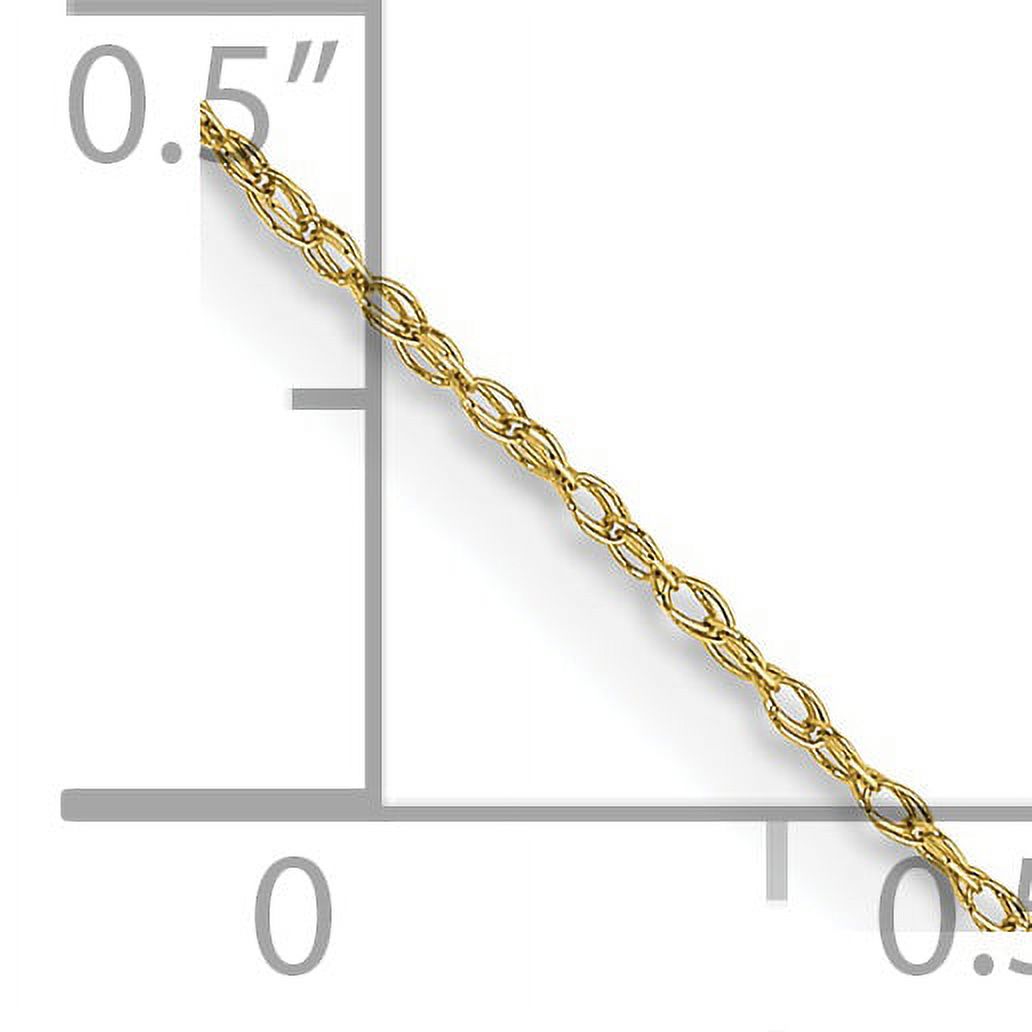 10K Yellow Gold Cable Rope Chain Necklace 16 Inches P9979