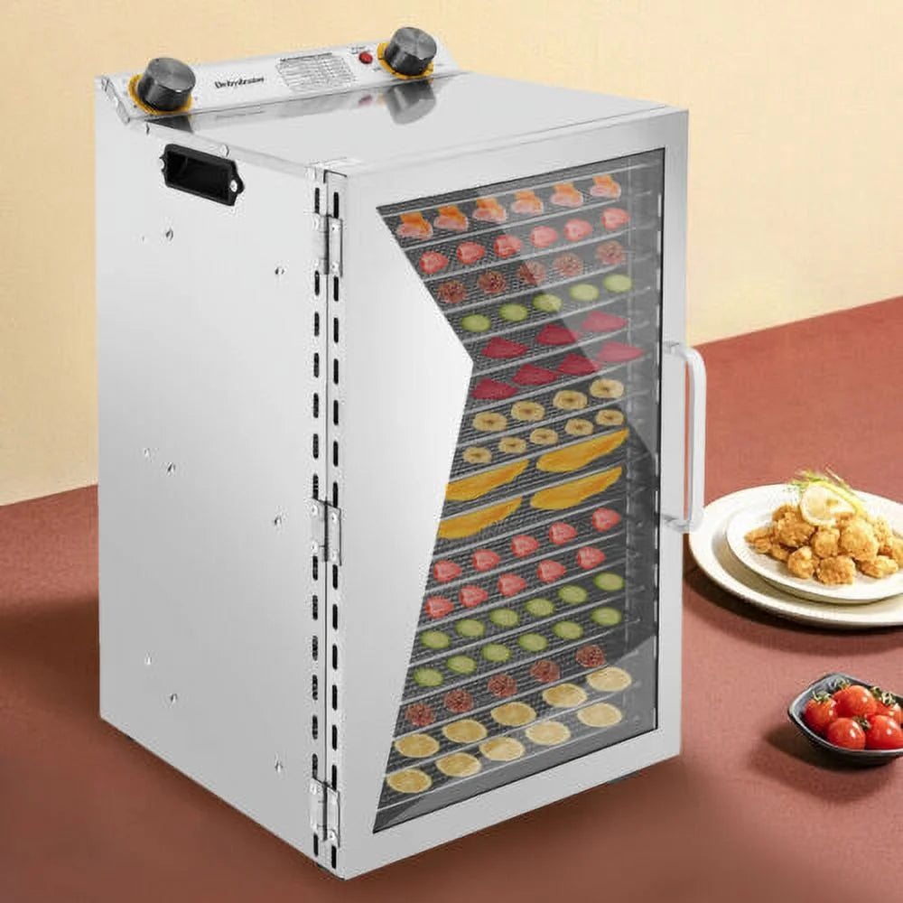 18 Trays Food Dehydrator Machine 304 Stainless Steel B77542