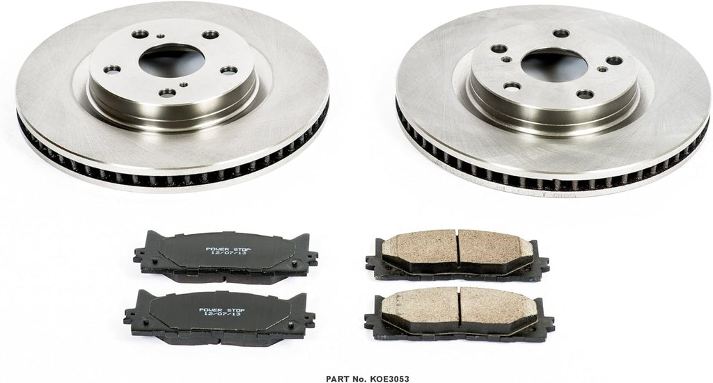 Front Brake Pad and Rotor Kit F80452