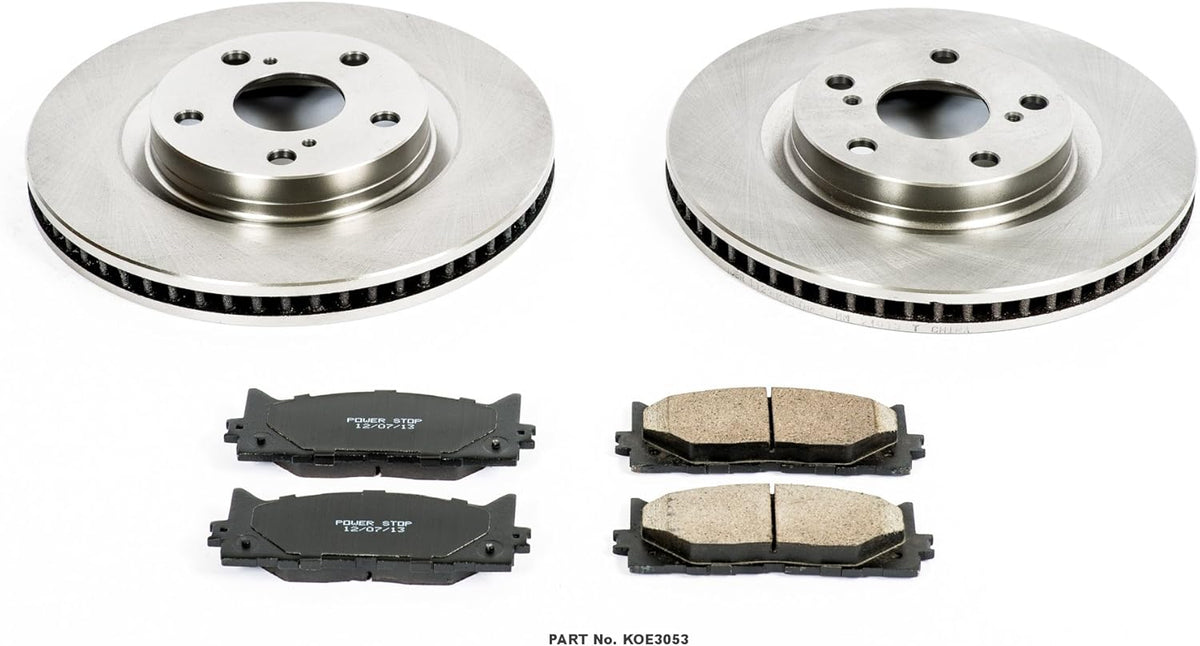 Front Brake Pad and Rotor Kit F80452