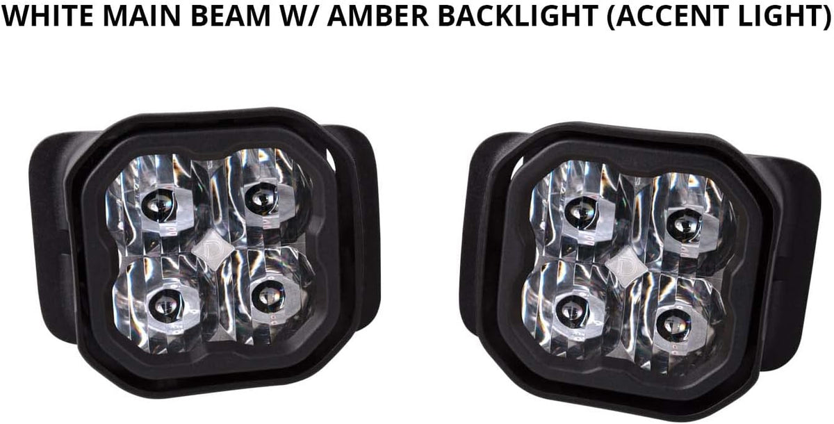 SS3 LED Fog Light Kit for Ford Super Duty 2017-2021, White SAE/DOT Driving Pro U120