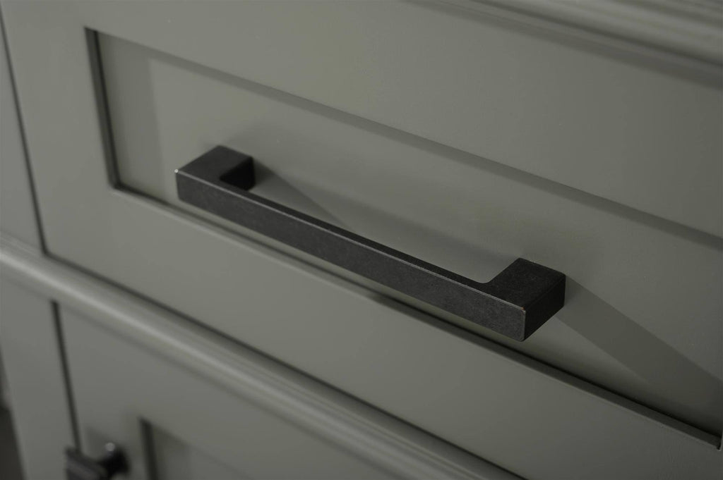 Pewter Green Linen Cabinet U7403