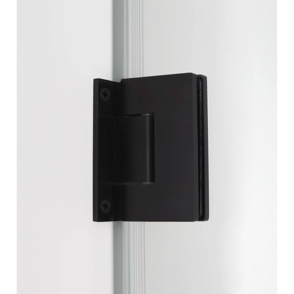 72x22 High x 35x22 Wide Frameless Shower Door Stainless Steel J61775
