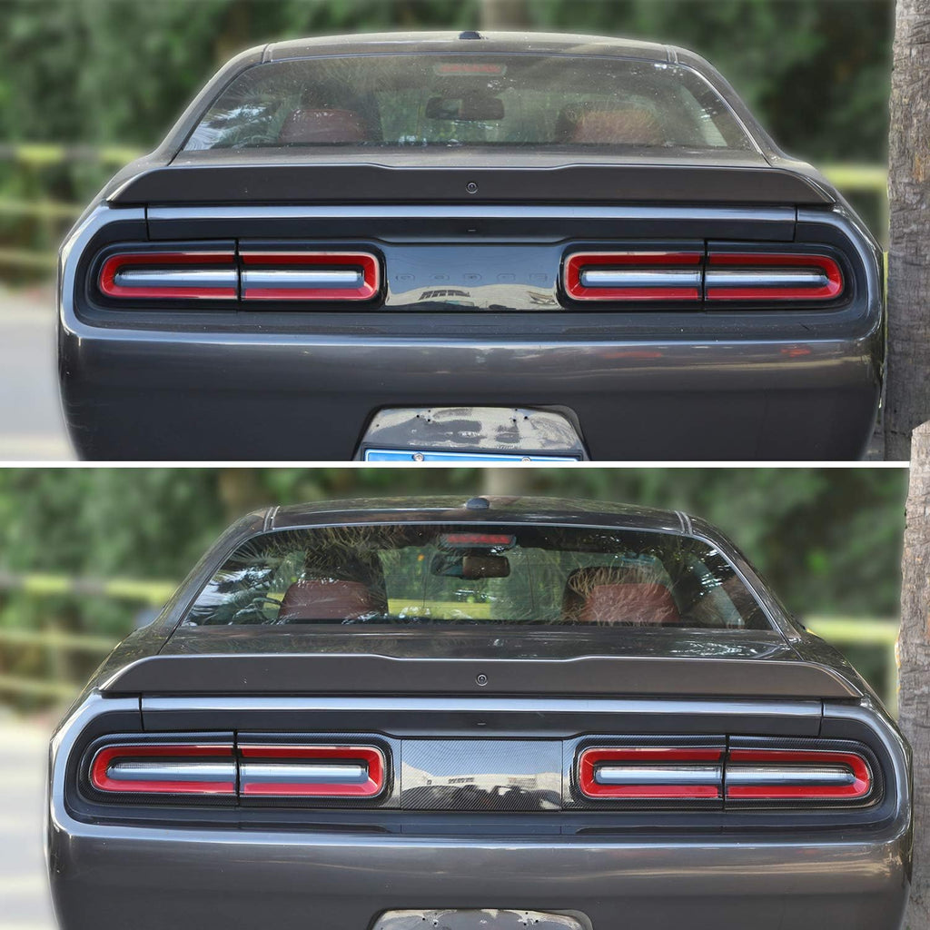 Carbon Fiber Grain Taillight Cover Trim Accessories A67593