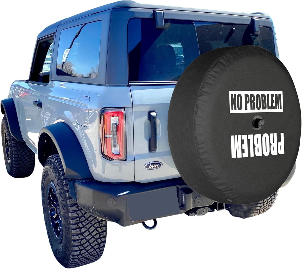 30" Soft Tire Cover Compatible with Ford Bronco with Back-up Camera 2021-2022 Pack of 2 L732