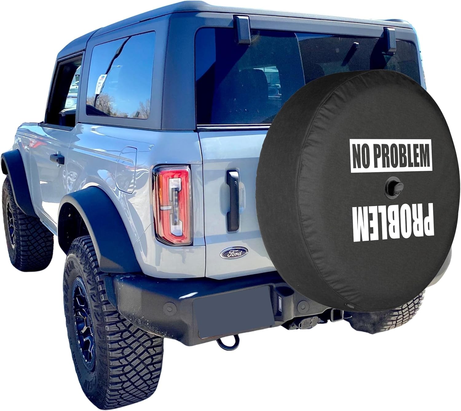 30" Soft Tire Cover Compatible with Ford Bronco with Back-up Camera 2021-2022 Pack of 2 L732