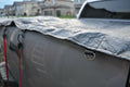 Black 12 Mil Heavy Duty Poly Truck Tarp T23419