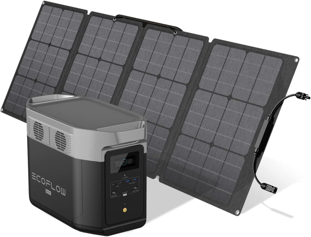 Solar Generator 1612Wh with 110W Solar Panel W604