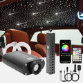 16W 450pcs 9.8ft RGBW LED Fiber Optic Headliner Light Kit with Adapter and Cigarette Lighter O57508