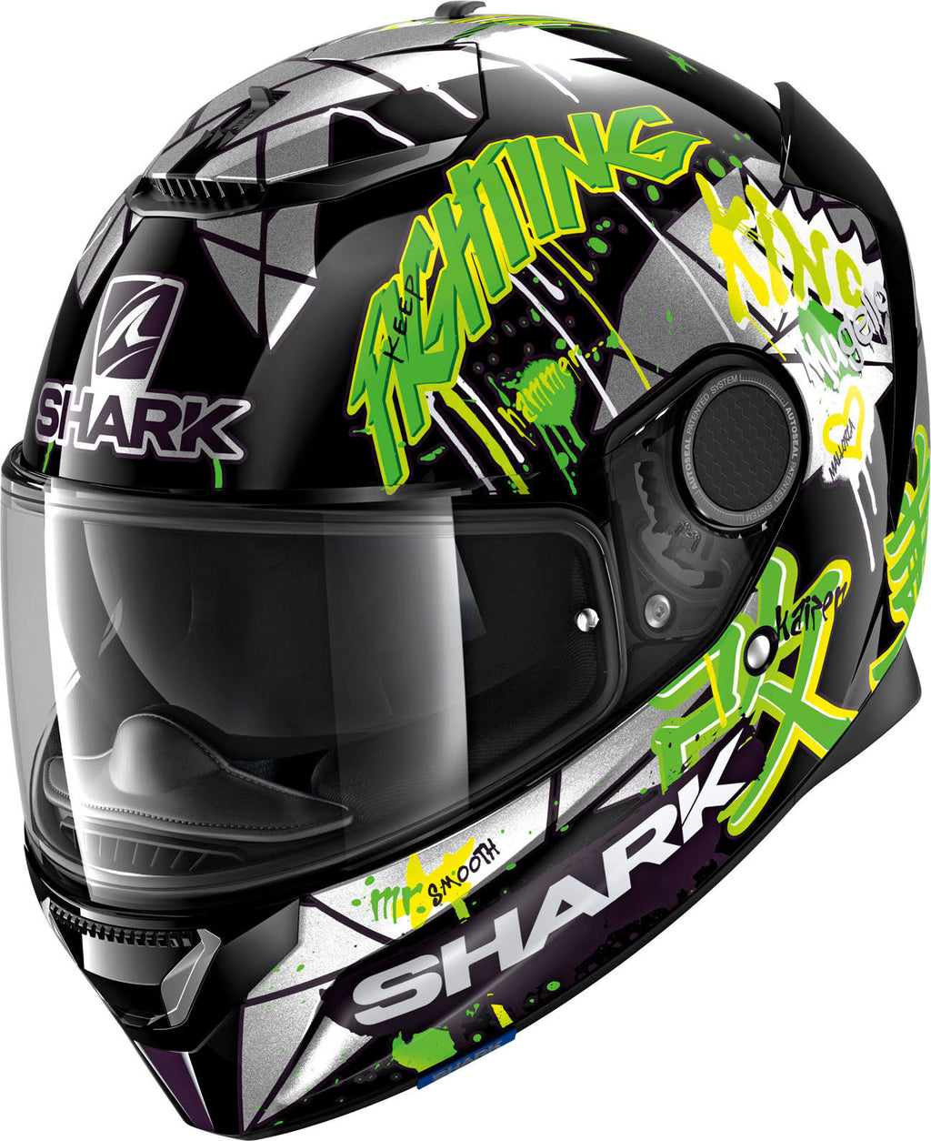 Black/Green Integral Helmet S991922