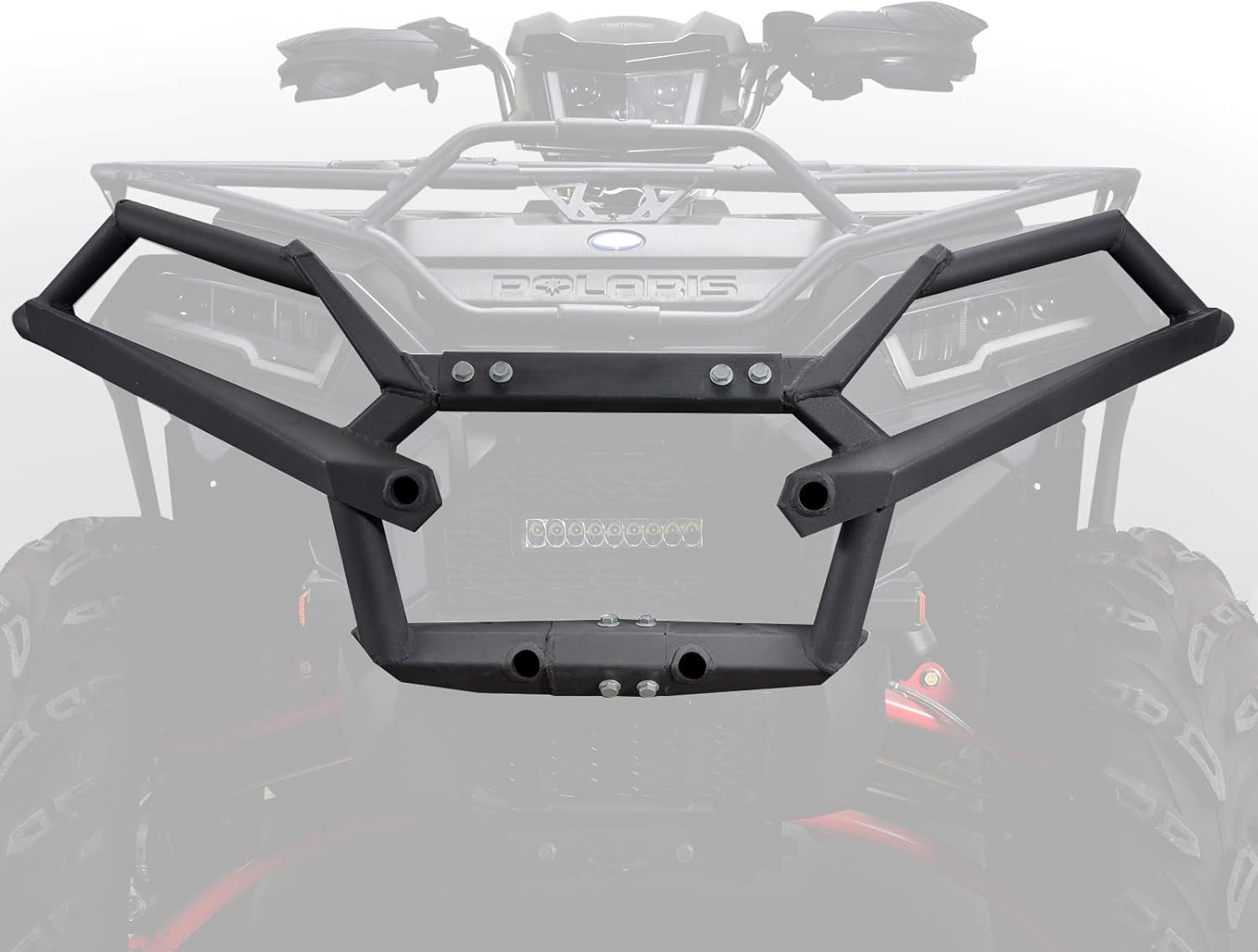 Rear Bumper Brush Guard for Polaris Sportsman 850 / XP 1000, Heavy Duty Steel R74394