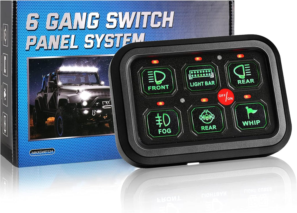 6 Gang LED Switch Panel Circuit Control Box E670156