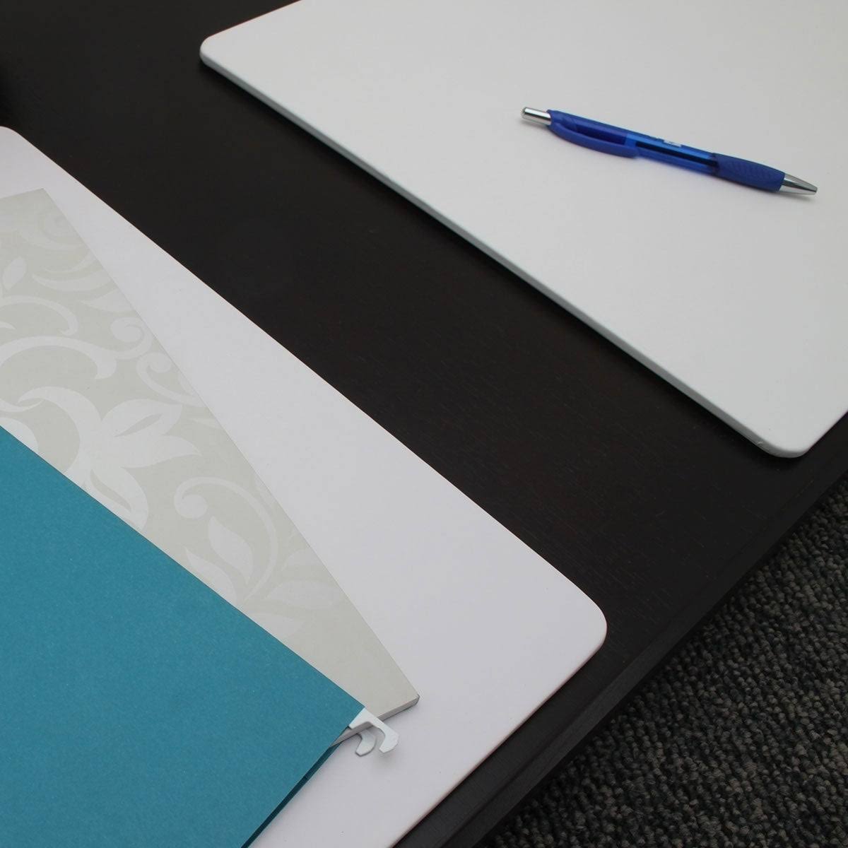 White Leatherette Conference Table Pad W156
