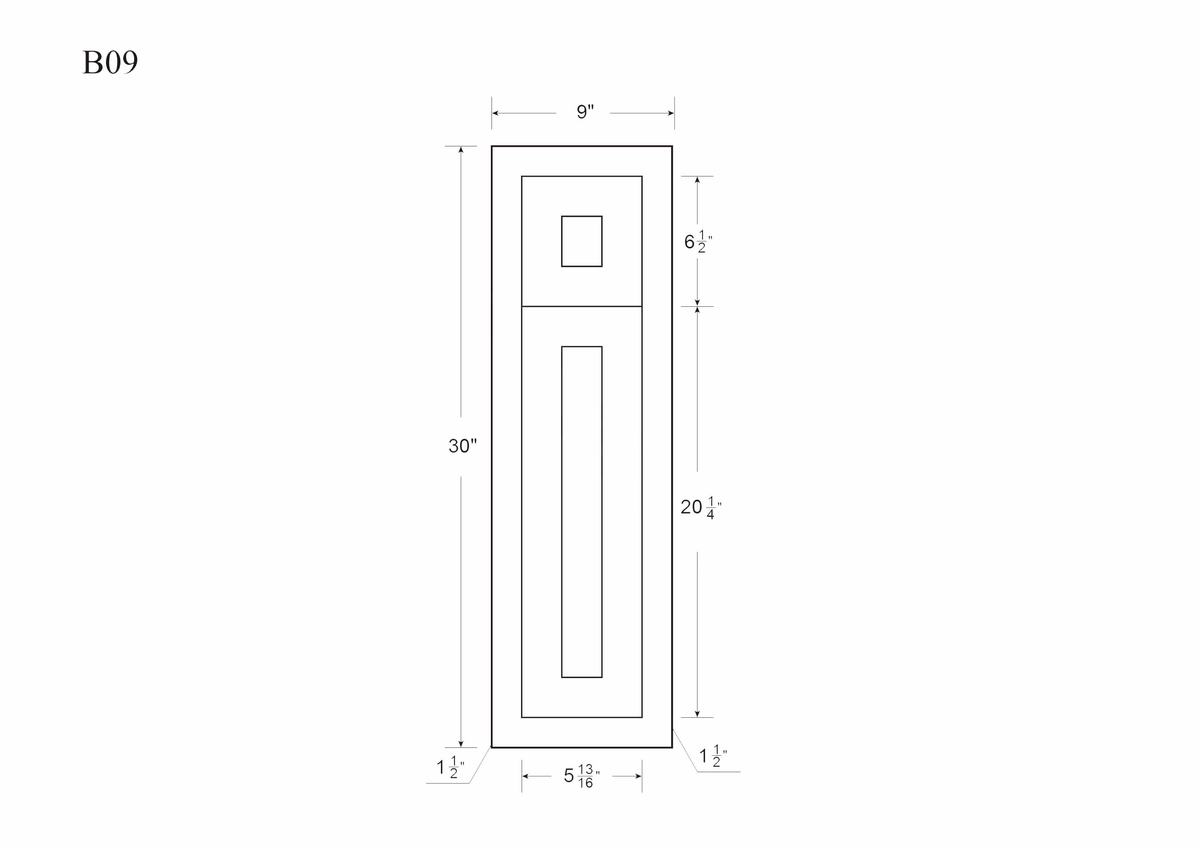 21 inch Wide Base Cabinet Snow White Inset Shaker Single Door Single Drawer Unassembled C7229