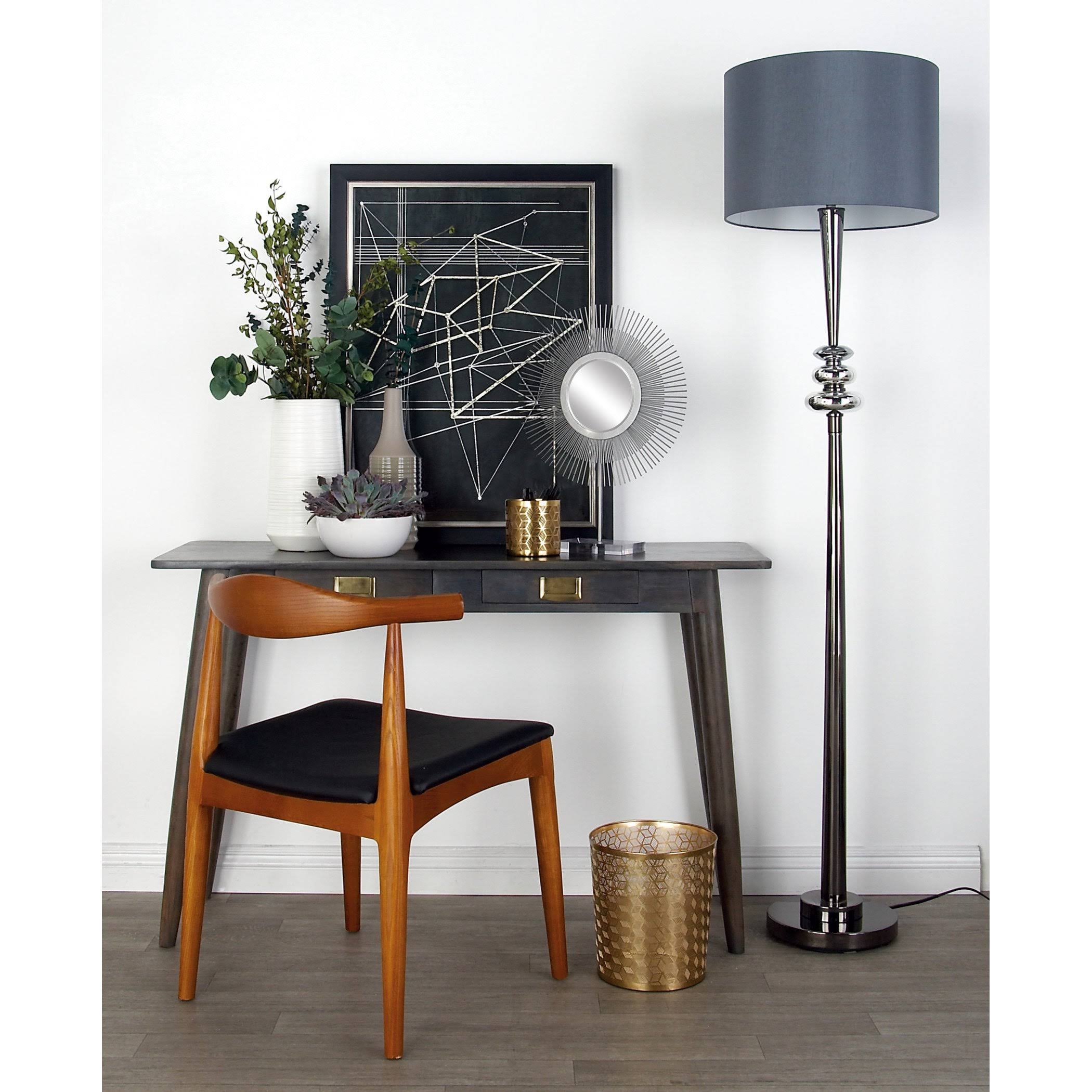 Modern Iron and Glass Vertical Floor Lamp M1397