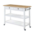 Butcher Block Top Kitchen Cart A93406