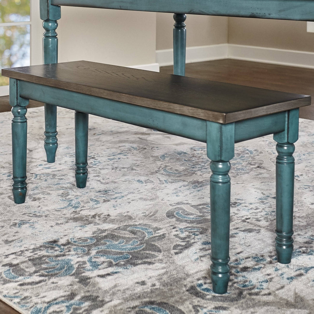 Brown Wood Bench O665