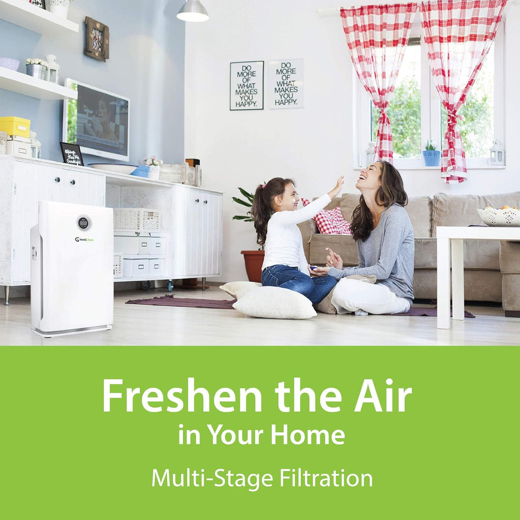 4-in-1 H13 True HEPA Air Purifier with Ionizer, Carbon, UV-C Light V434421