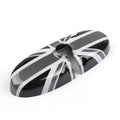 Black Union Jack Rear View Mirror Cover H210822