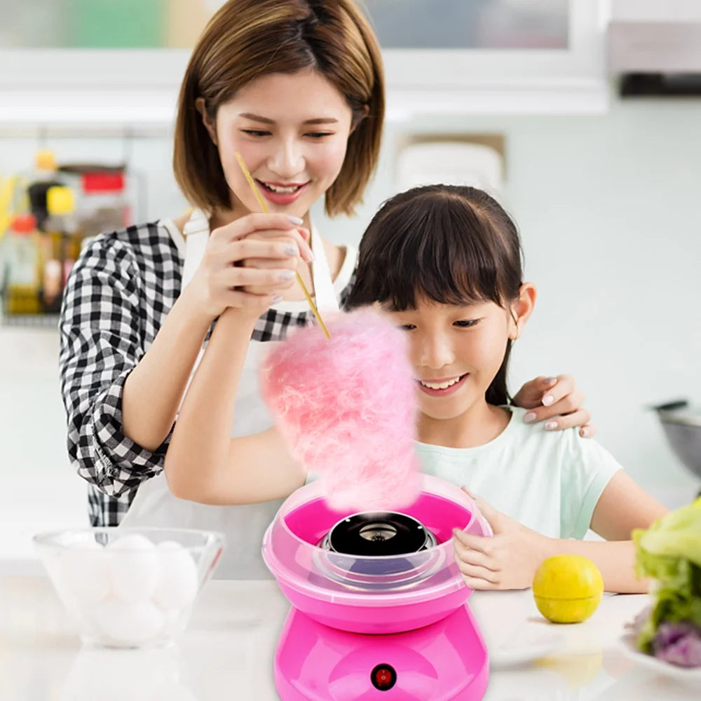 Portable Cotton Candy Machine with Bowl Sugar 10pcs V89356