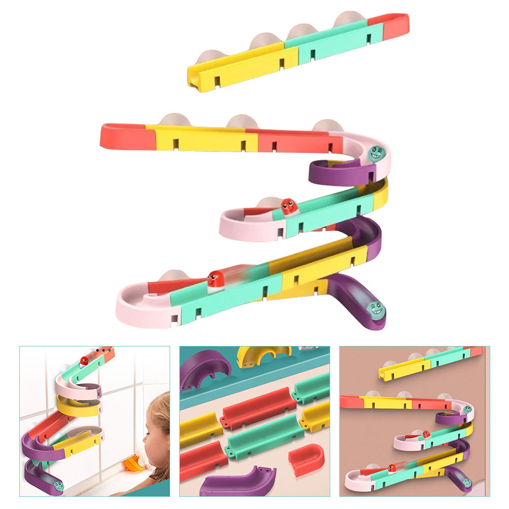 Rolling Ball Track Toy Building Toy DIY Educational Toy U2176
