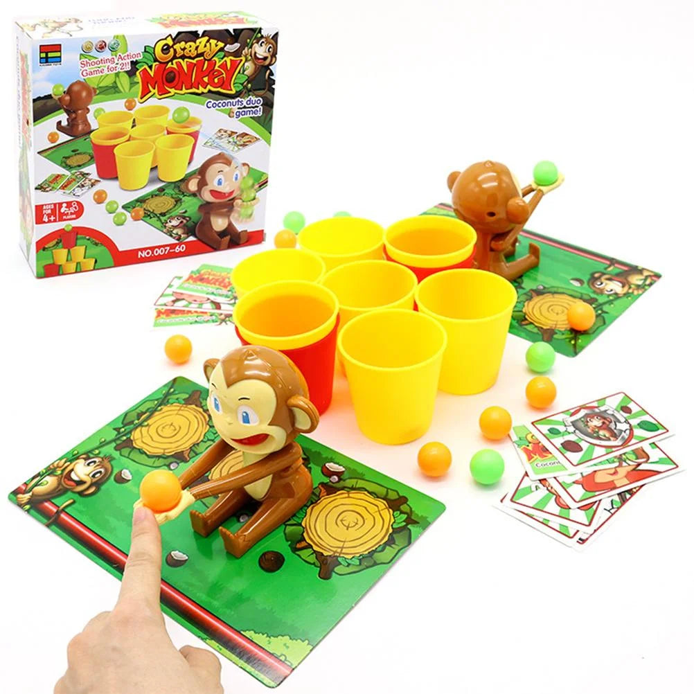 Funny Monkey Shooting Basket Toy Party Board Game V501