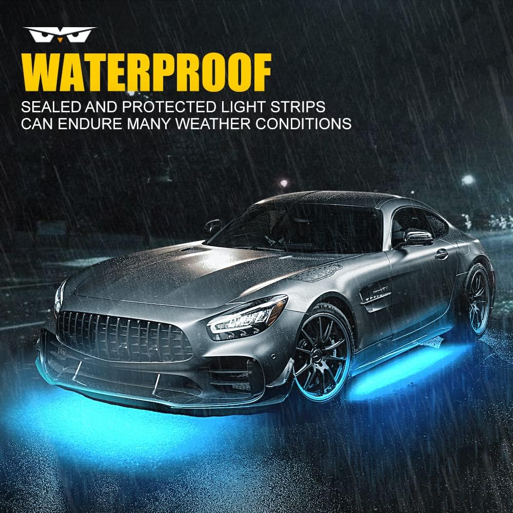 RGB LED Car Underglow Lights Kit (4PCS) L62097