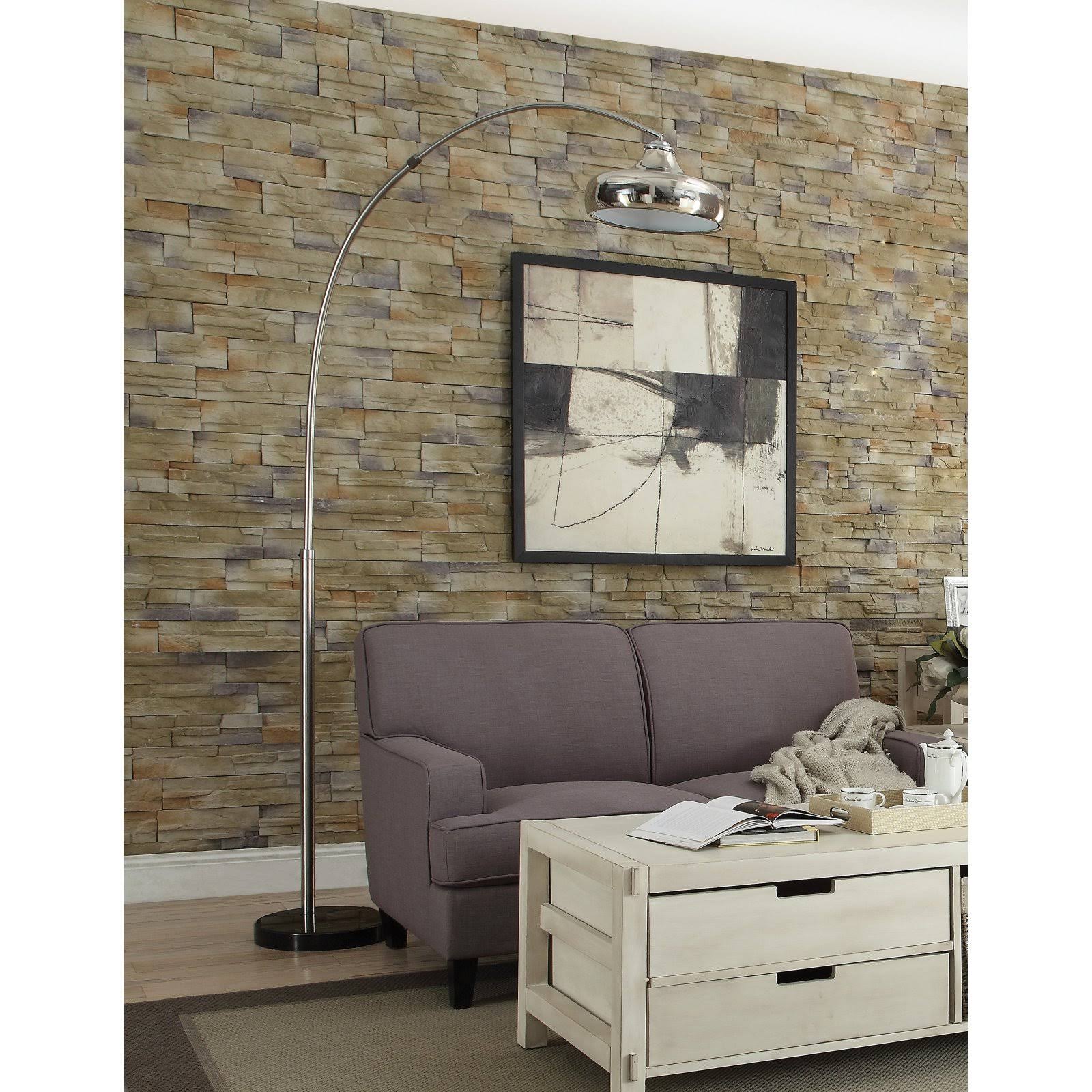 Chrome Arc Floor Lamp Y28381